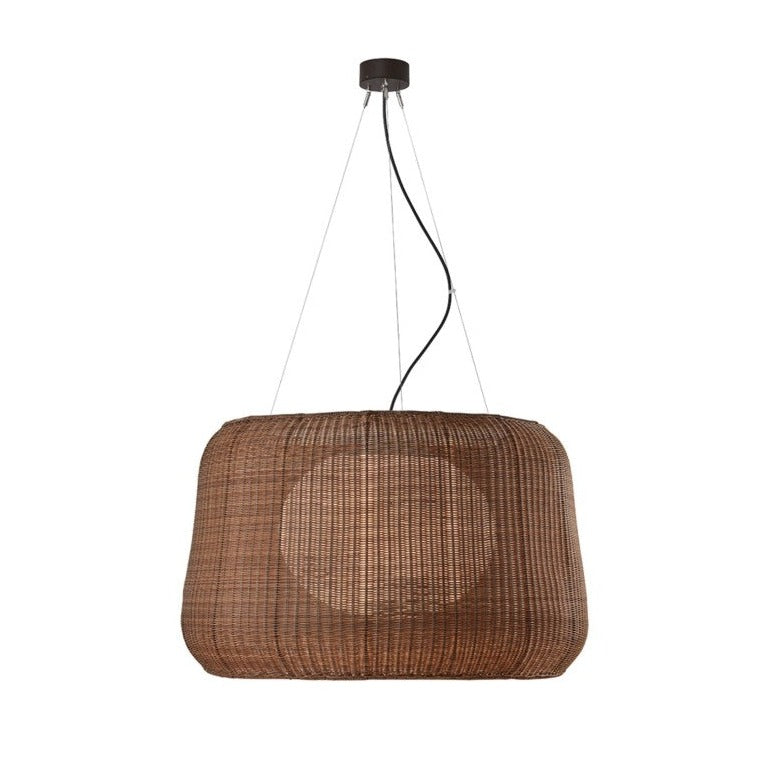 Large Wicker pendant light 