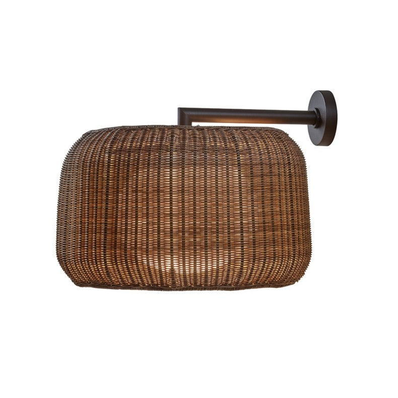 Outdoor rattan Wall lamp