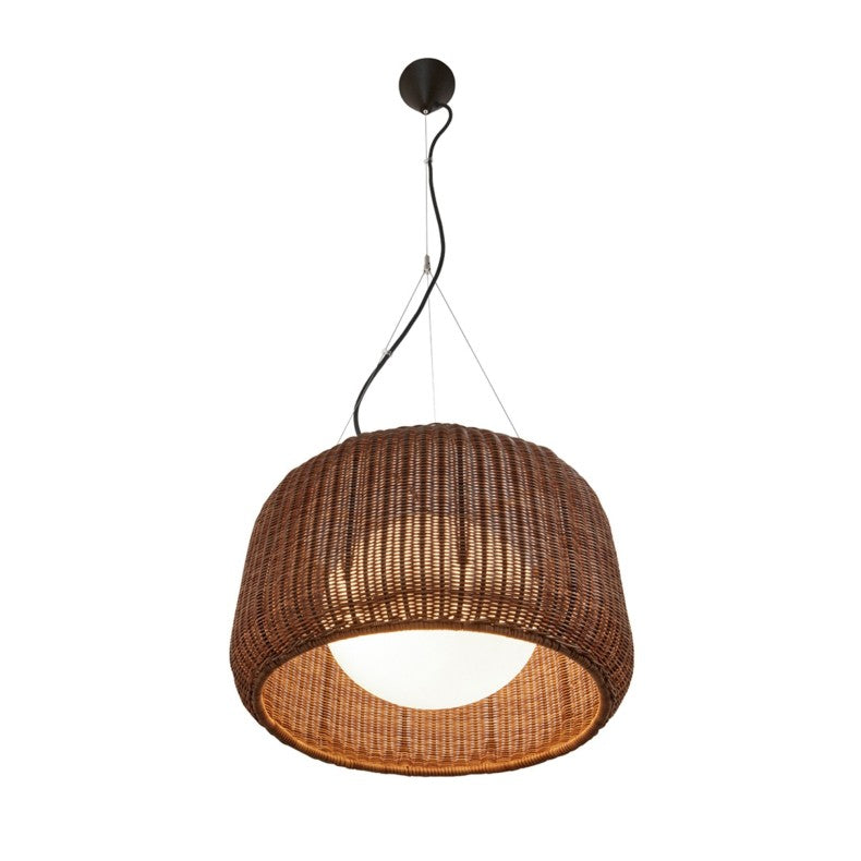 Wicker Outdoor hanging lamp