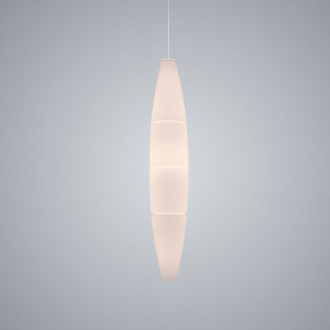 White long suspended light for Hotels, hospitality, Outdoor ceiling lights, modern lighting lamps, modern style light fixtures, PE polyethylene hanging lights