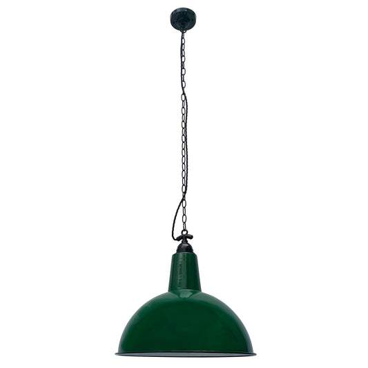 green metal hanging light, hanging light design, big round metal lamp, round lights, metal light, metal light online