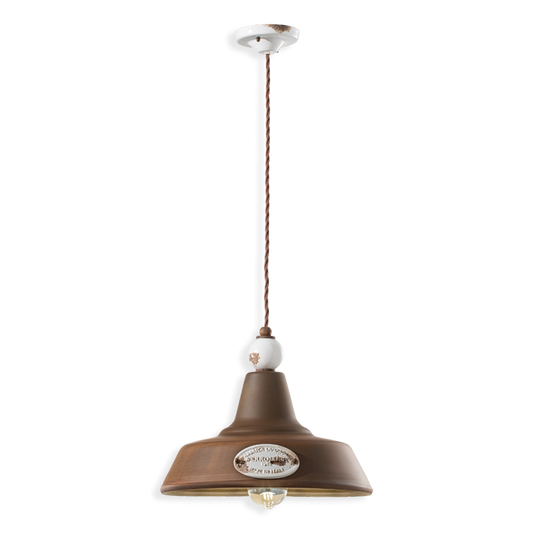 hanging light, pendant lamp, suspension lamp, brown light, brown lamps, hanging light design, best light brands in india, online lamp stores, buy designer lighting online, premium lighting brands