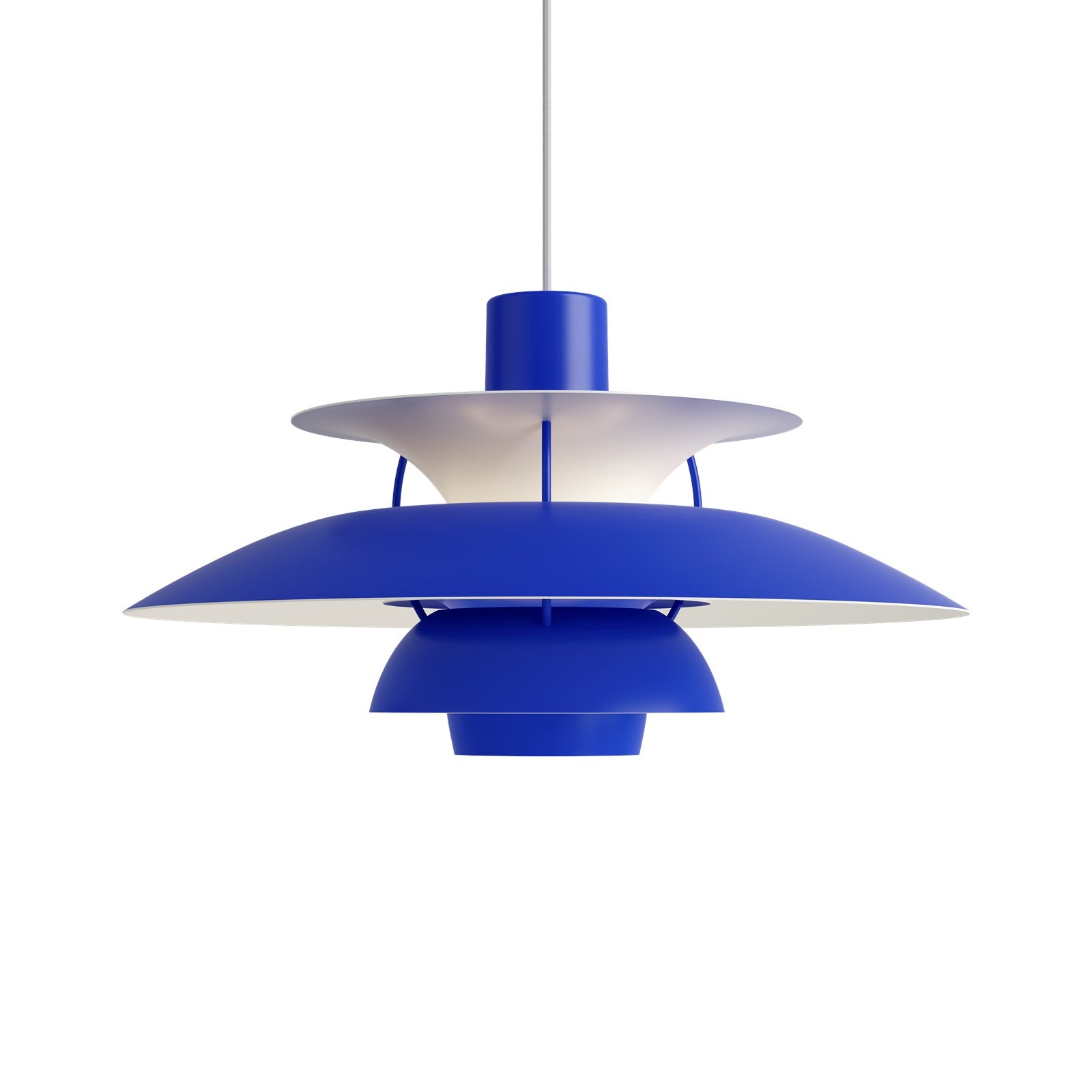 Blue pendant lamp