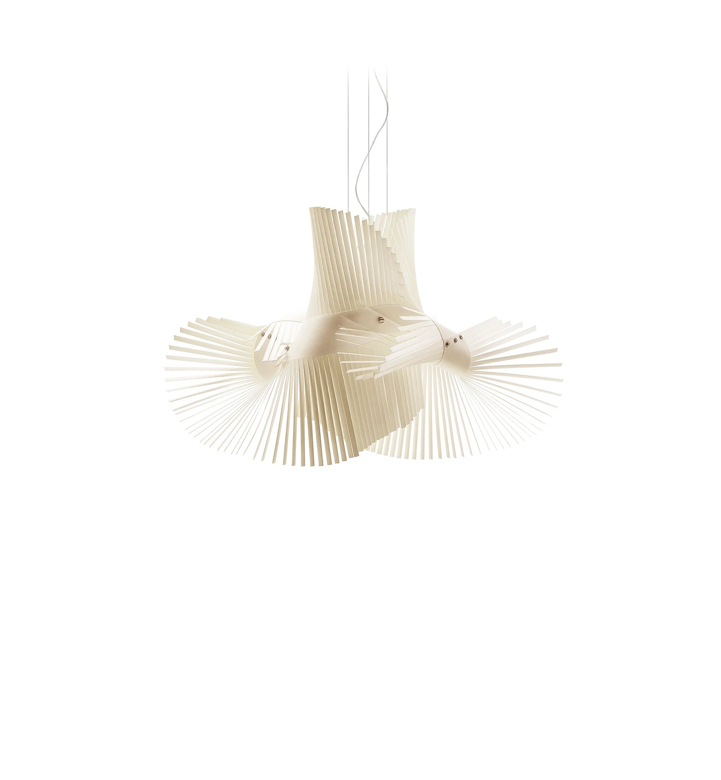 White wooden lamp 