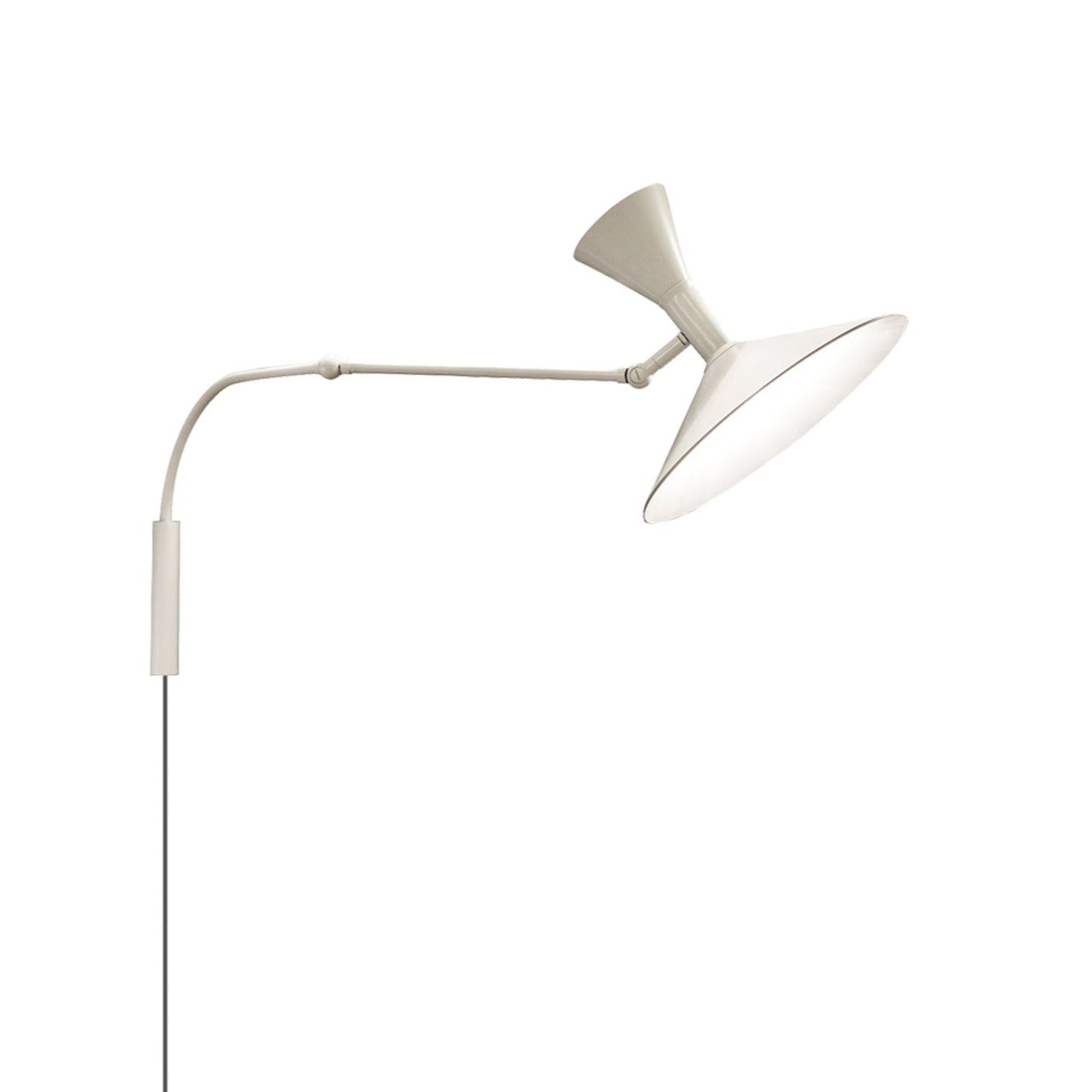 Designer Adjustable wall task light by Nemo