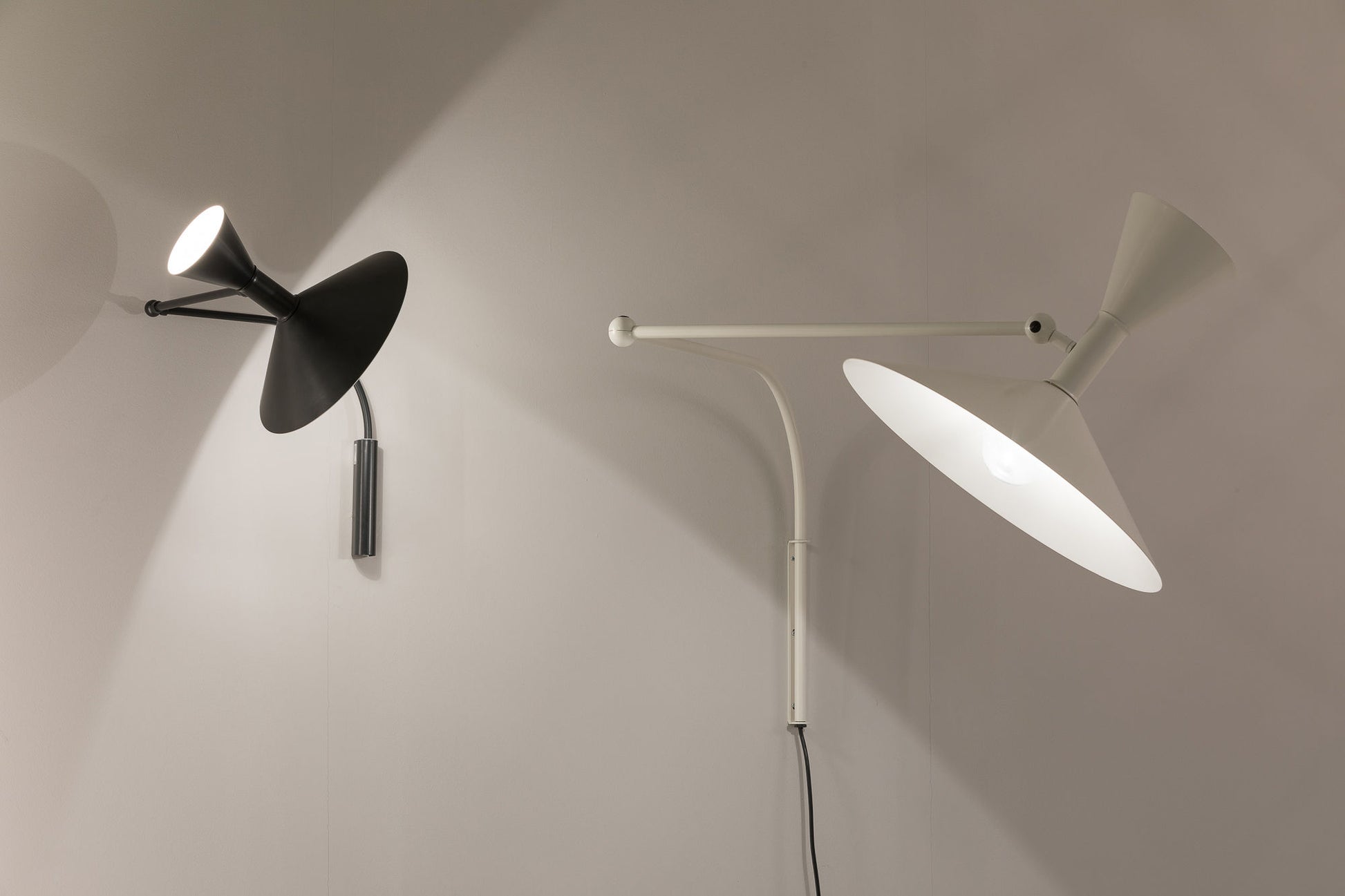 Designer Italian Adjustable wall task light by Nemo