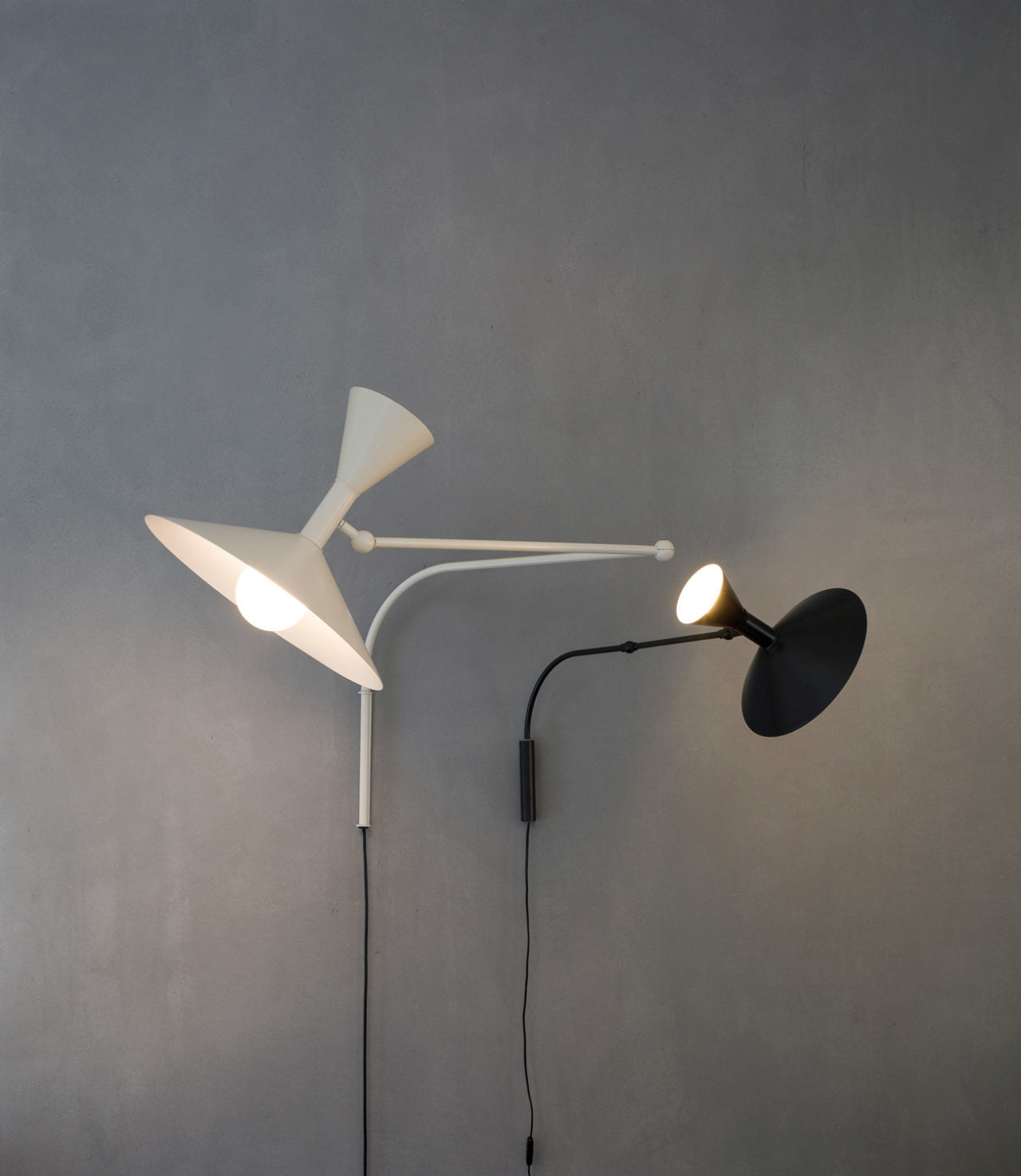 Designer Italian Adjustable wall task light workshop by Nemo