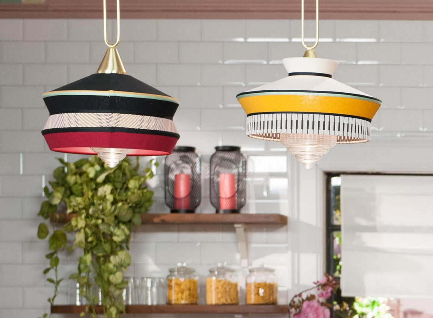 Gourmet Hanging light colorful 