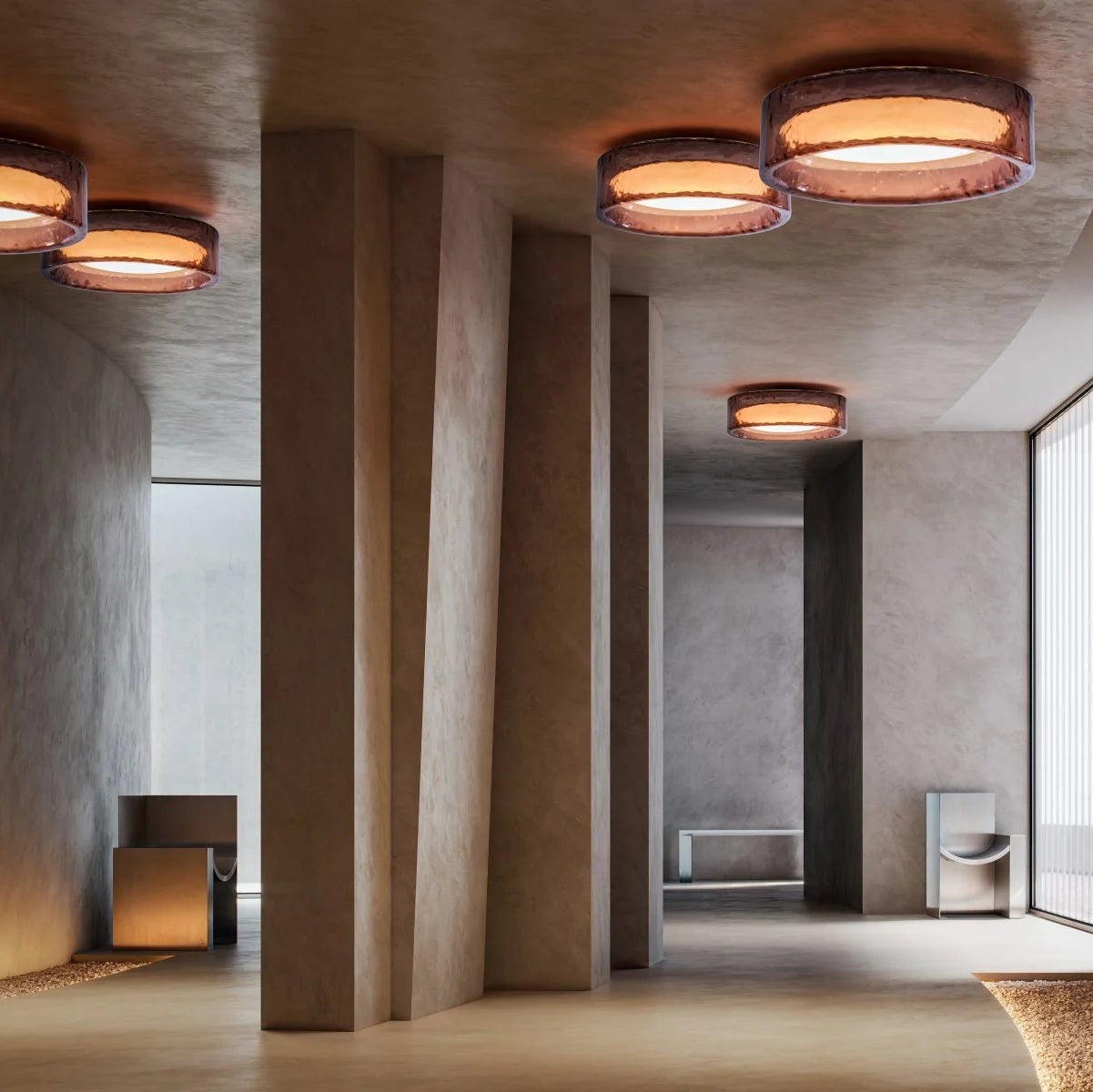 Ringo Ceiling Light by Marset, Spanish designer ceiling lamp with sleek contemporary design for luxury modern interiors ✨