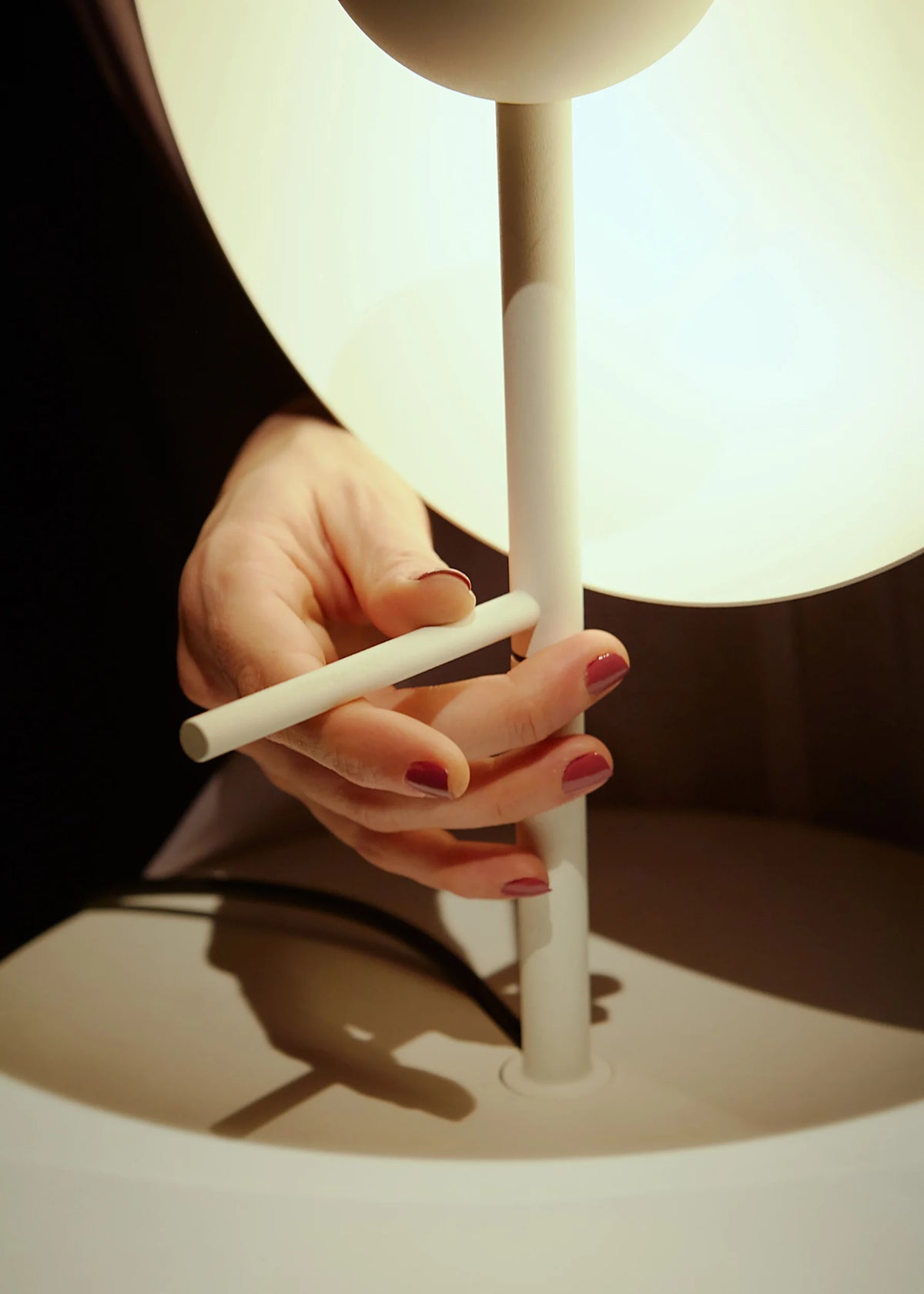 Theia Table Lamp by Marset, Spanish designer table lamp with sculptural design for luxury lighting and modern interiors ✨