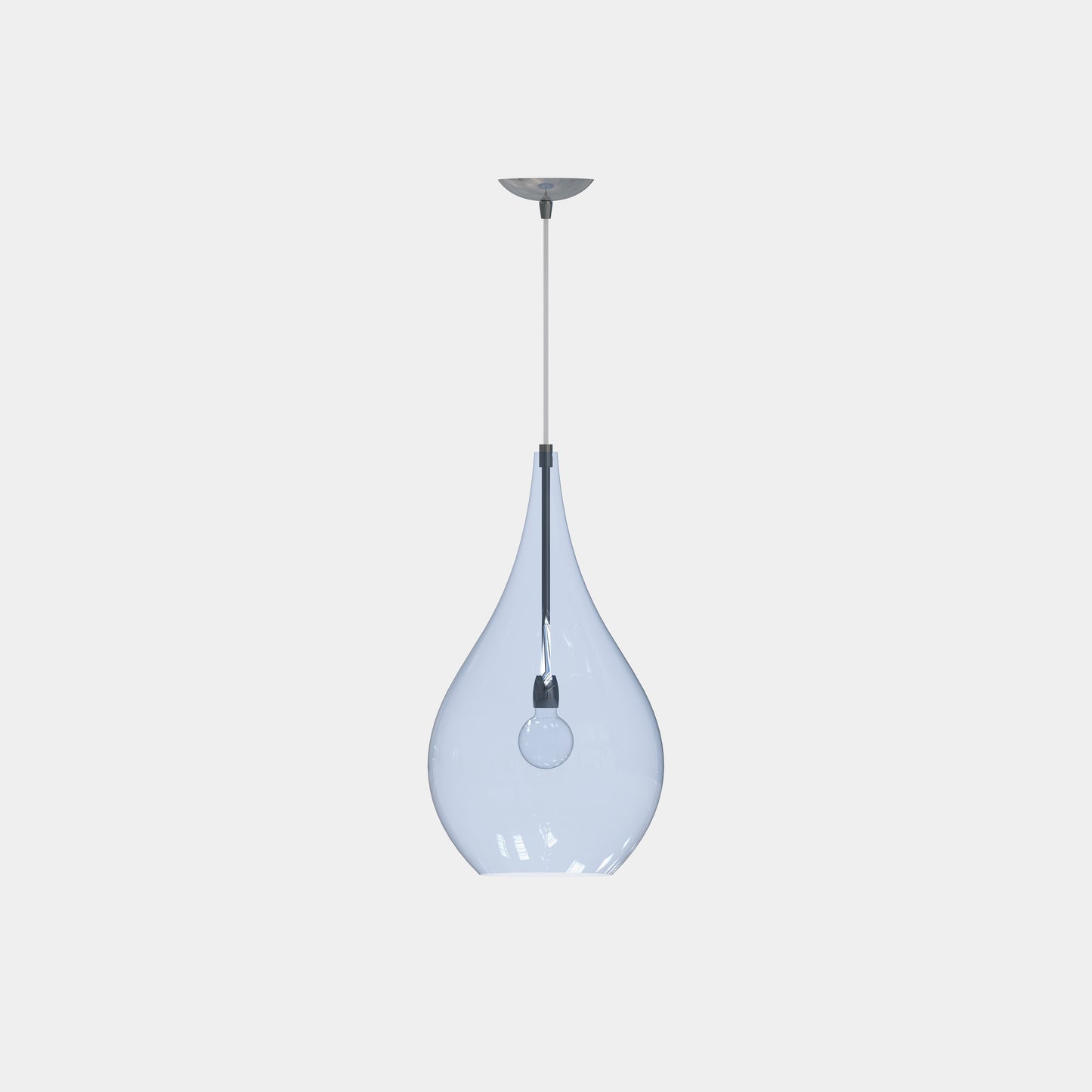 Contemporary wall lamp—LACRIMA© by Cangini & Tucci with refined teardrop silhouette.
