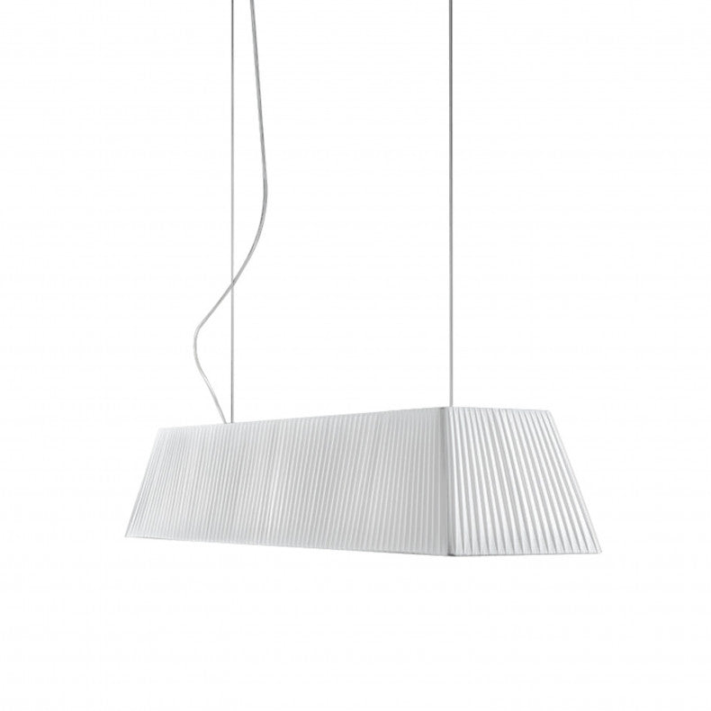 Linear fabric suspension light