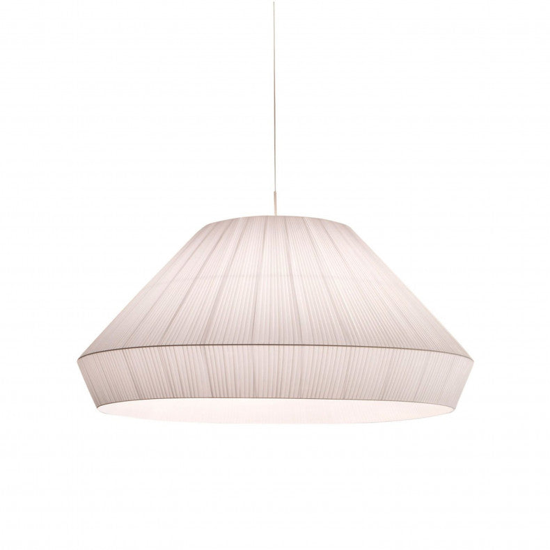 large fabric cloth suspension light