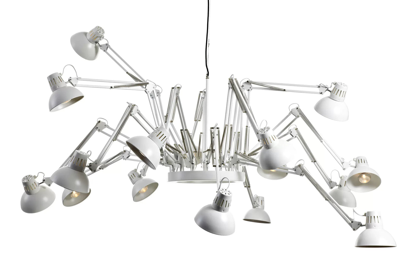 Focus Light Pendant Cluster, Lights for offices, Studio. Large Ceiling Lamp, Hanging Lights for Office table, metal hanging light light fixtures, Large Adjustable Spotlight Heads
