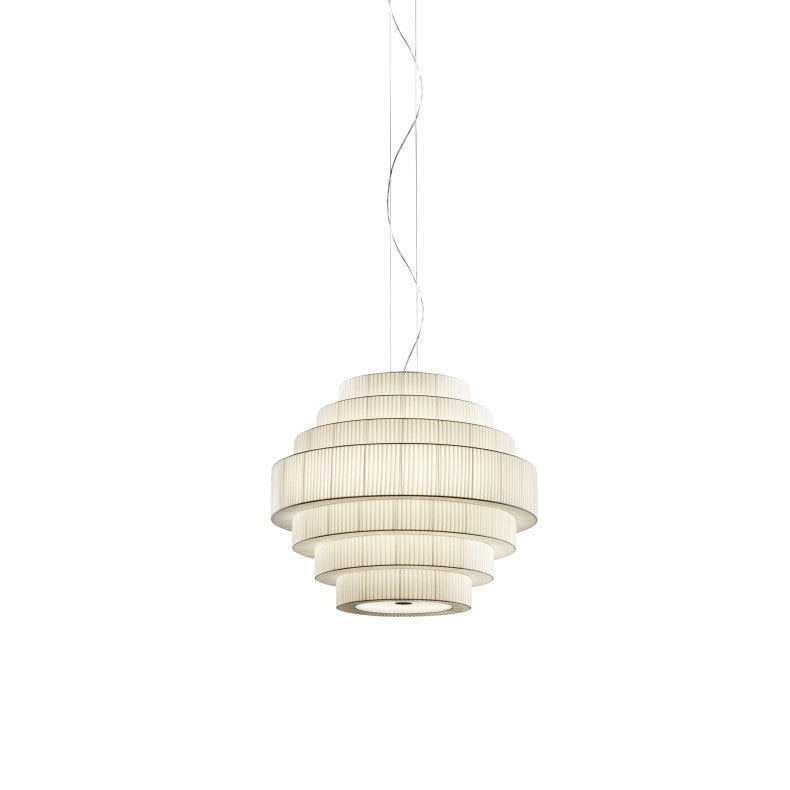 large liight weight ceiling lamp in fabric