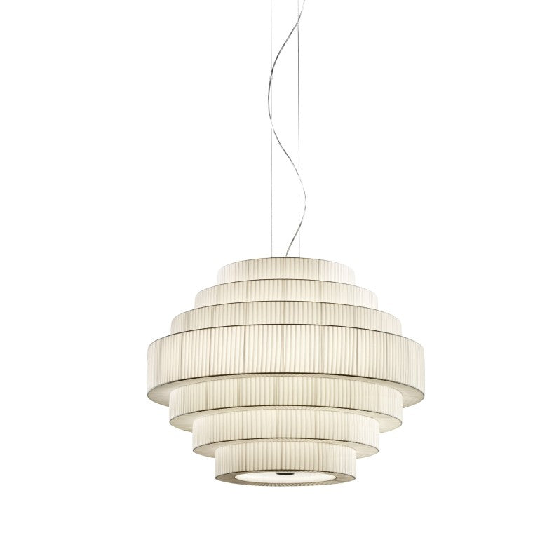 large liight weight ceiling lamp in fabric