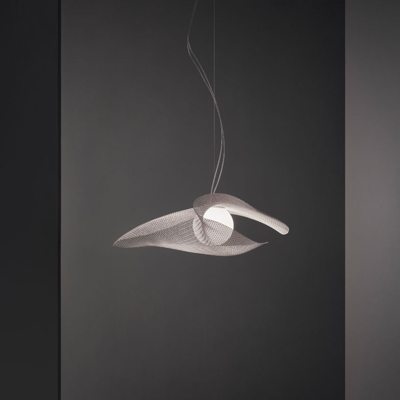Mytilus Pendant Lamp by A Emotional Light with flowing shell-inspired design and soft ambient glow for elegant contemporary interiors.