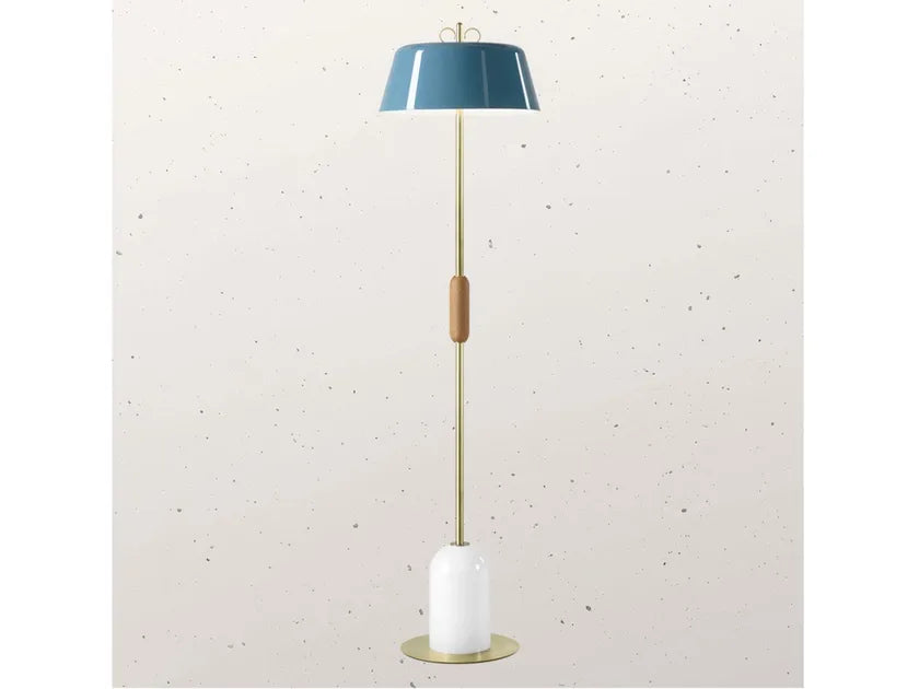 colorful floor lamp in blue