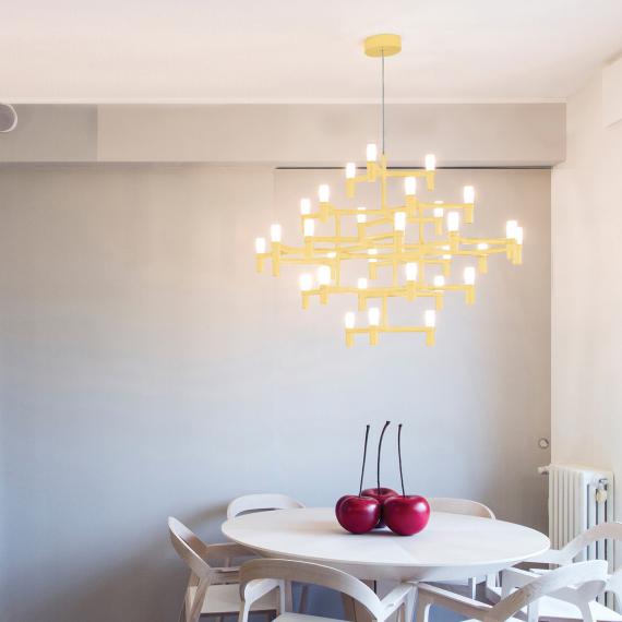 Dining Area Gold Pendant Lamp Collection by Nemo