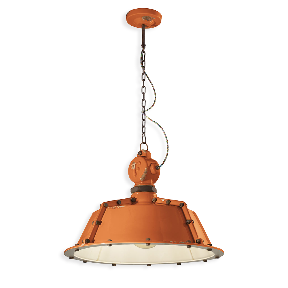 Industrial C1720 Big Hanging Pendant Lamp by Ferroluce Shop