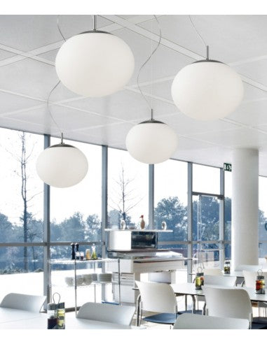 glass white ceiling hanging lights