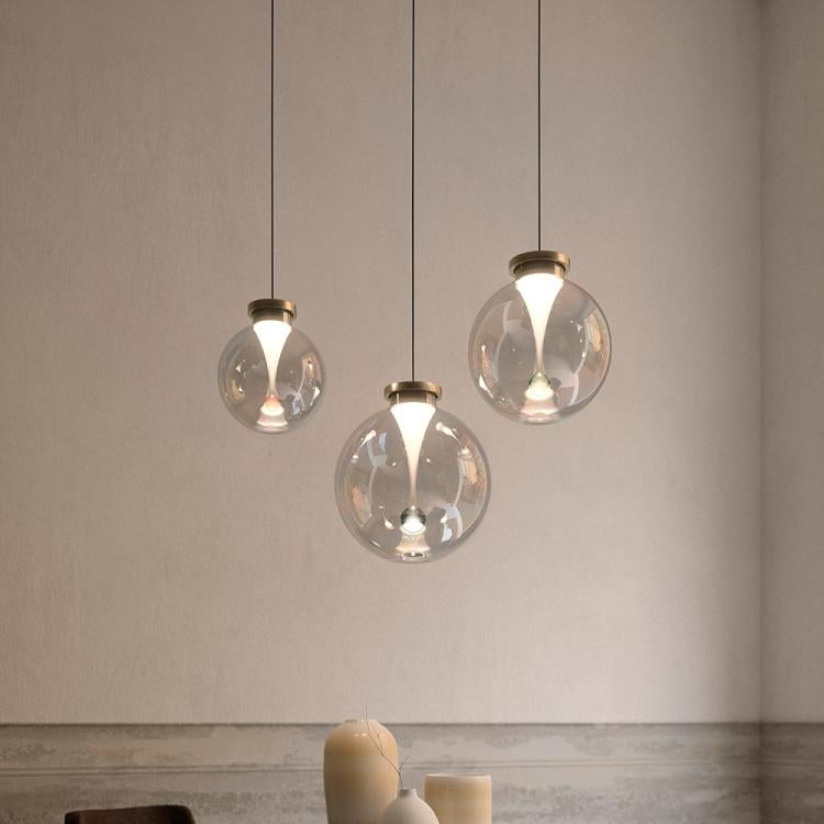 Luxury Italian pendant light—Cangini & Tucci LA STILLA® featuring elegant glass design.