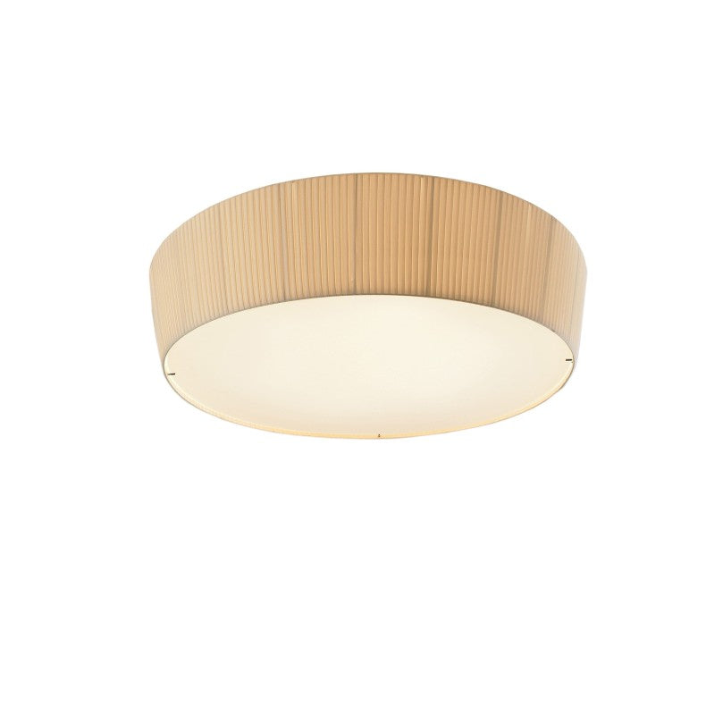 fabric pleated ceiling light. cream fabric ceiling lamp