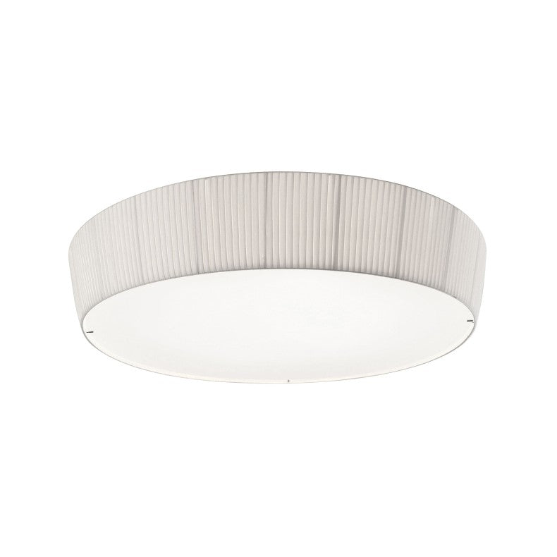 fabric pleated ceiling light. ceiling lamp in white fabrc