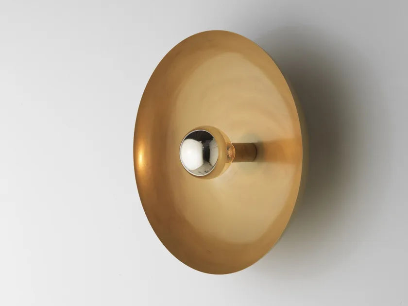 Antique Gold Round  wall light 