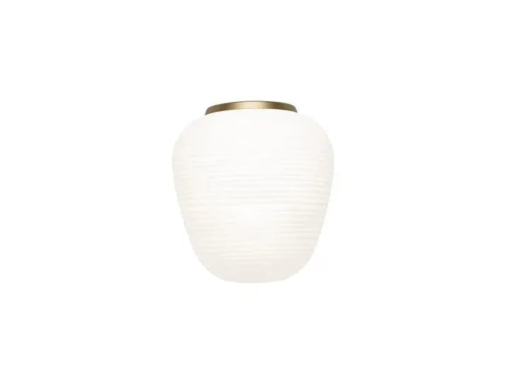 Small White glass wall lamp 