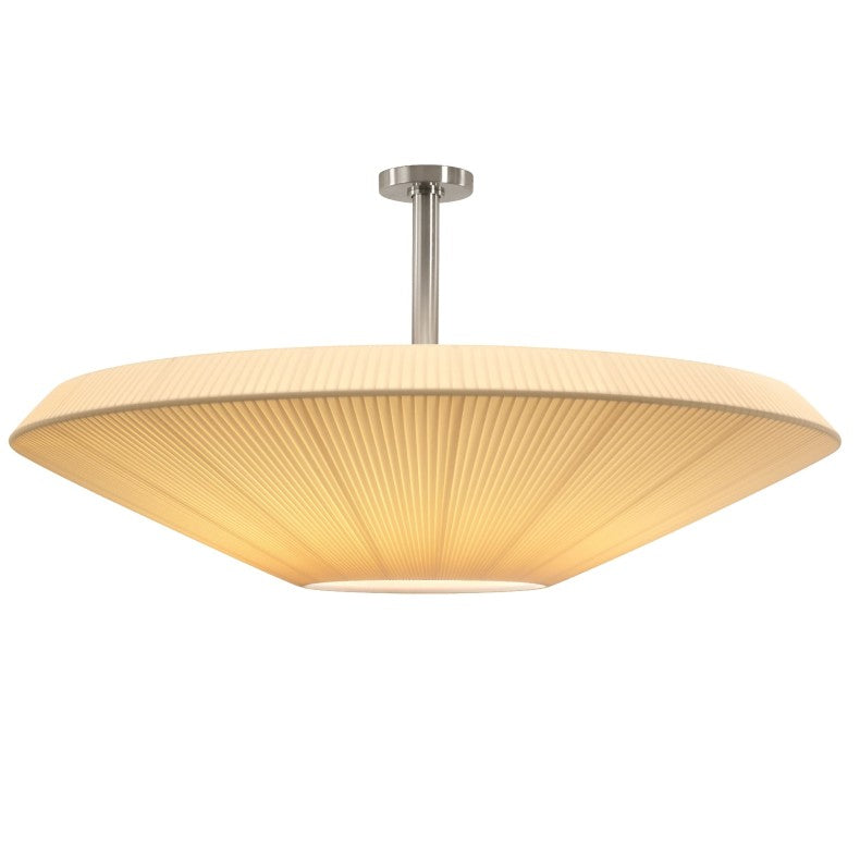 large light-weight Pleated ceiling light