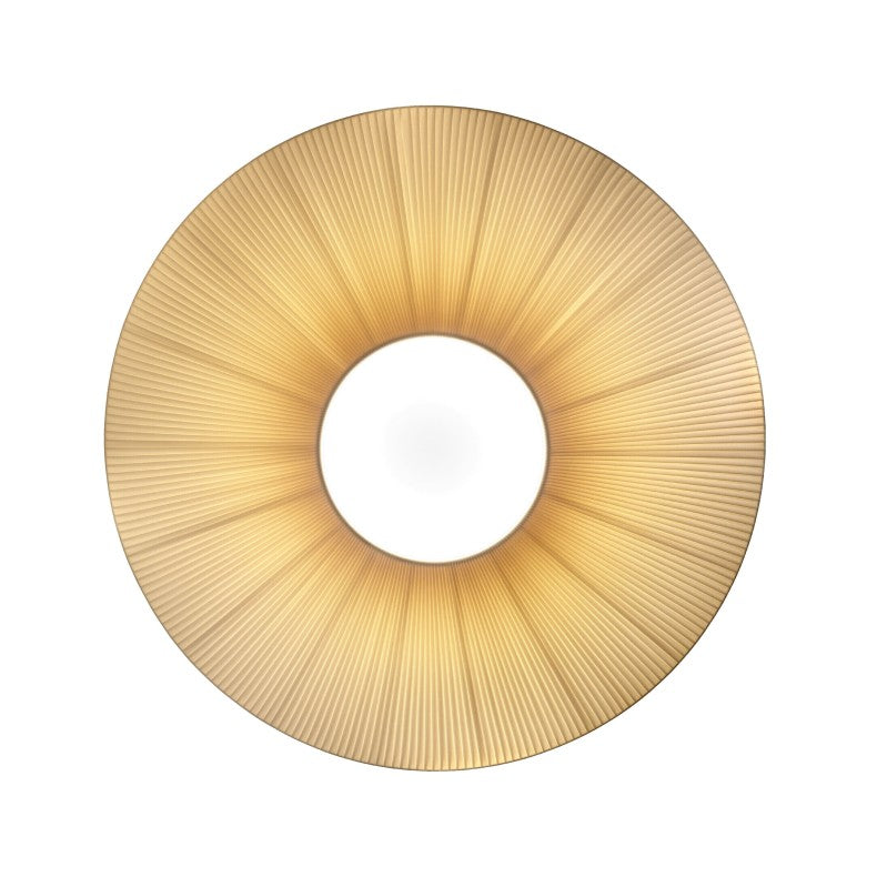 large light-weight circular Pleated fabric ceiling light