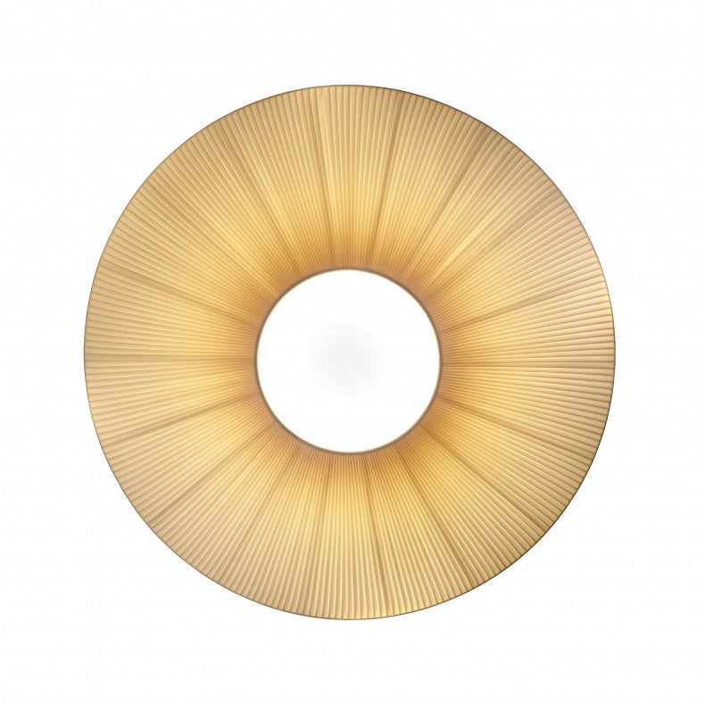 Pleated fabric ceiling lamp oriental 