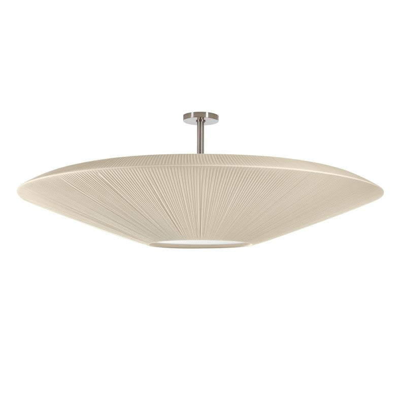 large fabric ceiling light