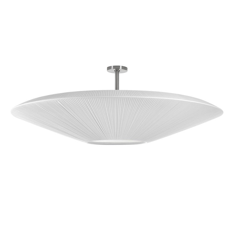 large light weight. Pleated. white Circular ceiling lamp