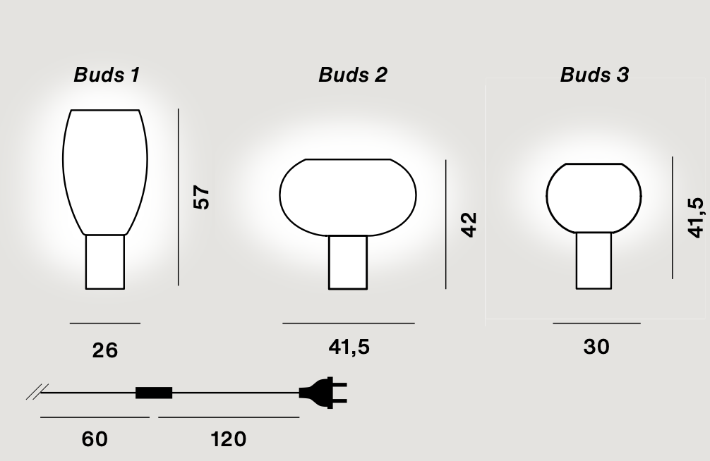 Buds Table Lamp by Foscarini