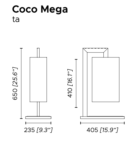 Coco Mega, Deluxe Table Lamps by Contardi