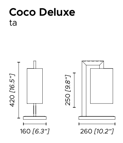 Coco Mega, Deluxe Table Lamps by Contardi