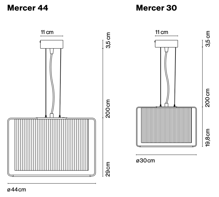 Mercer Pendant Lamp by Marset