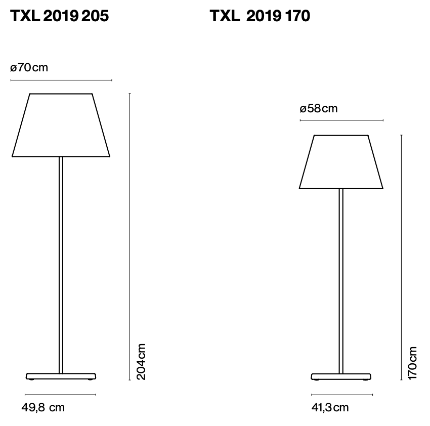 TXL 2019 Outdoor Floor Lamp by Marset