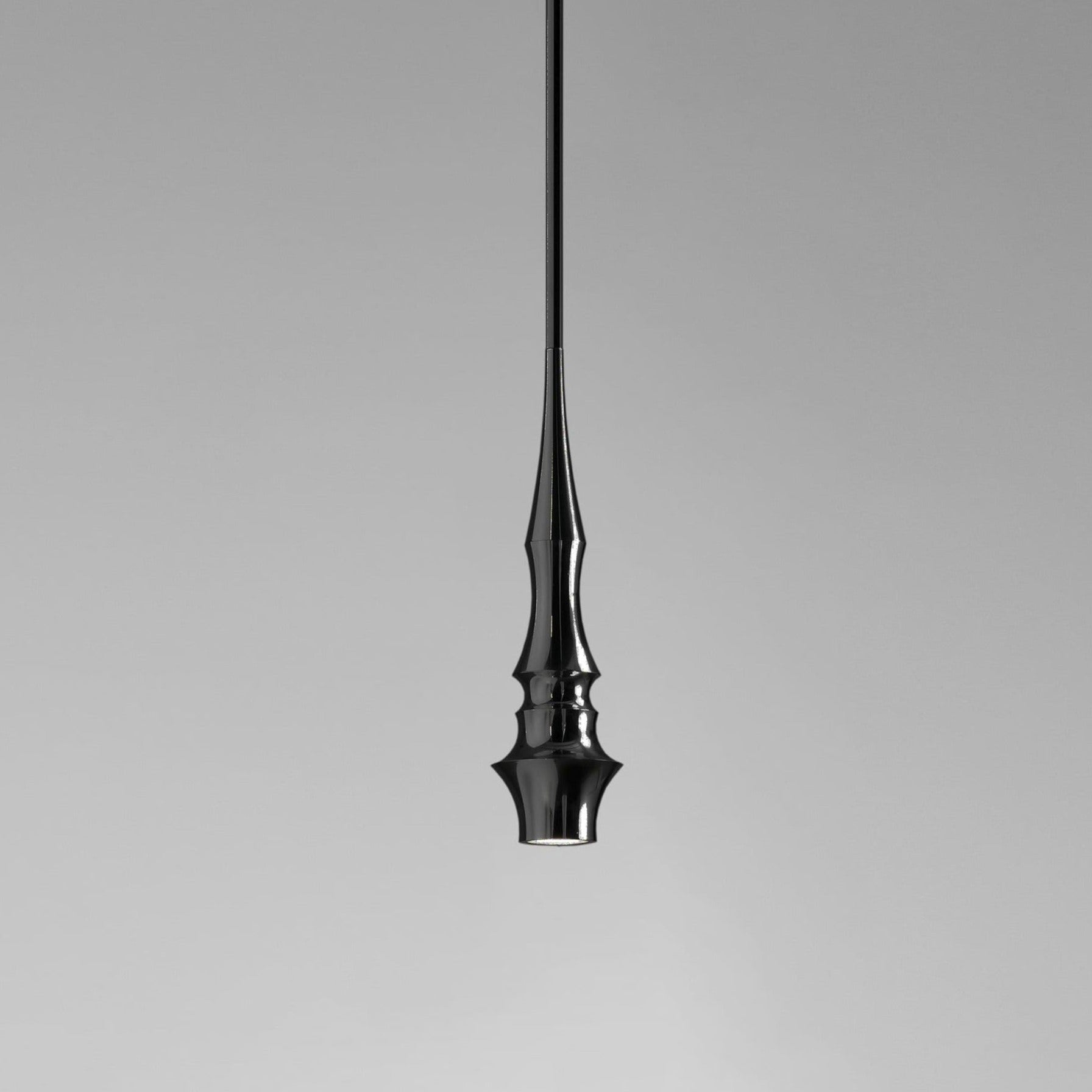 matt black slim hanging lights dining table light