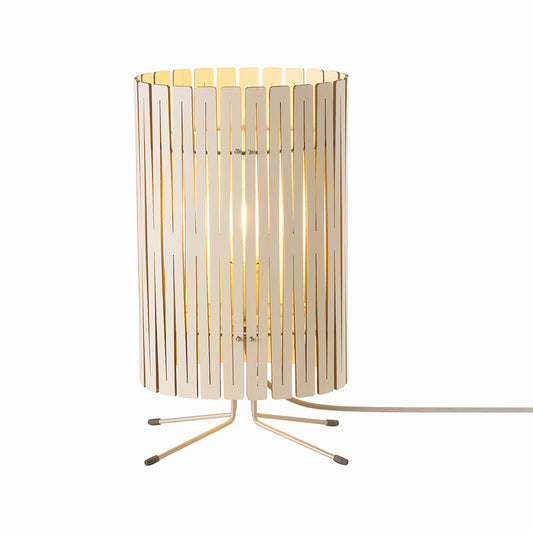 wooden white table lamp by Graypants, Eureope