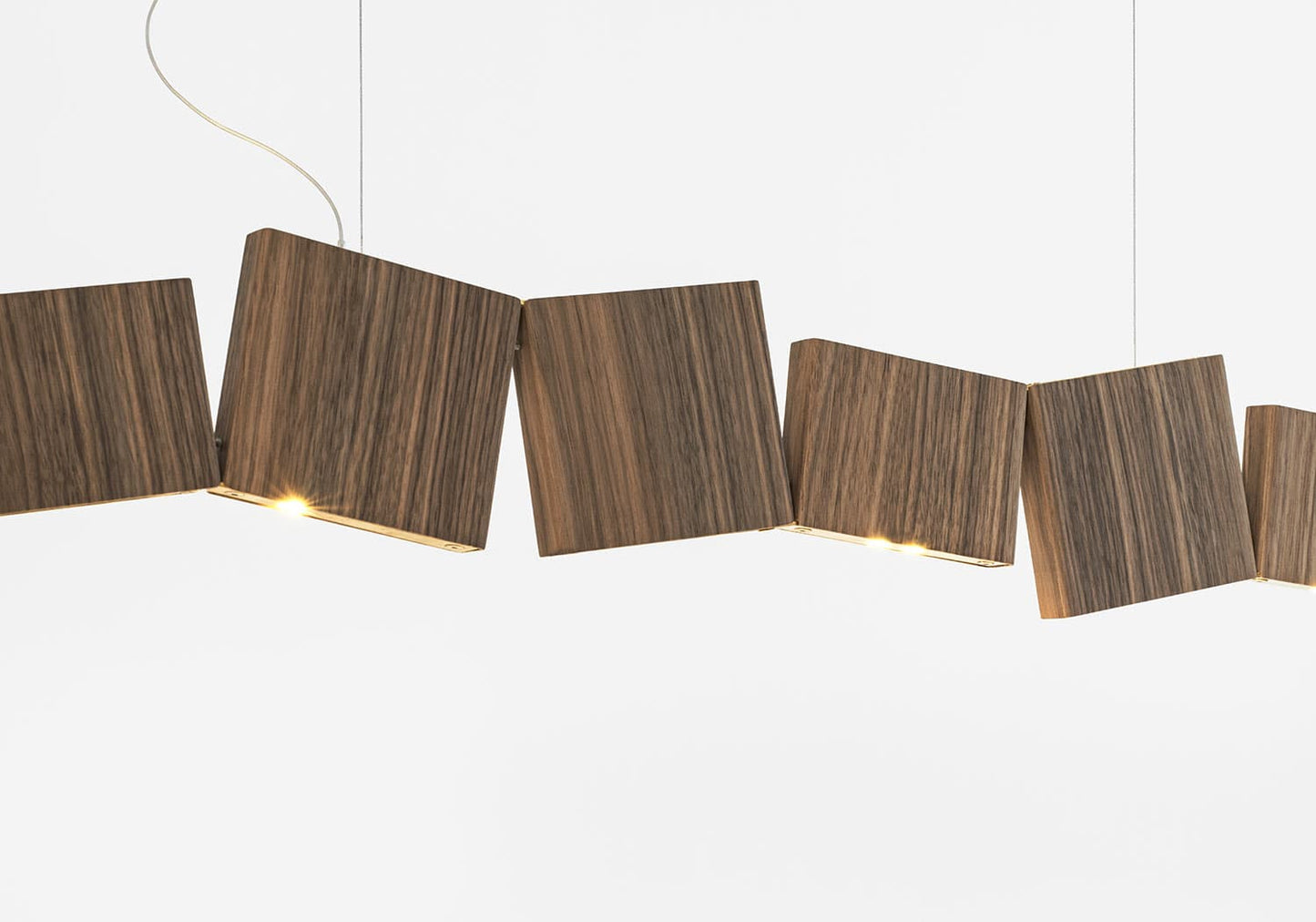 Gaia Suspension by Terzani with sculptural metal vines and organic flowing design