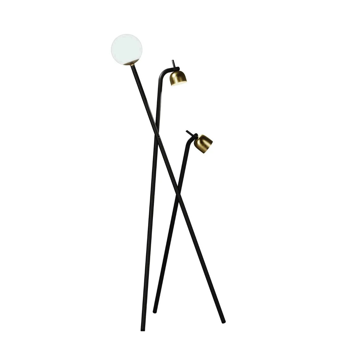 Metal Glass floor lamps, Black Gold contemporary floor lamp, italian Brand Designer Dimmable Lights, Modern Condo lighting