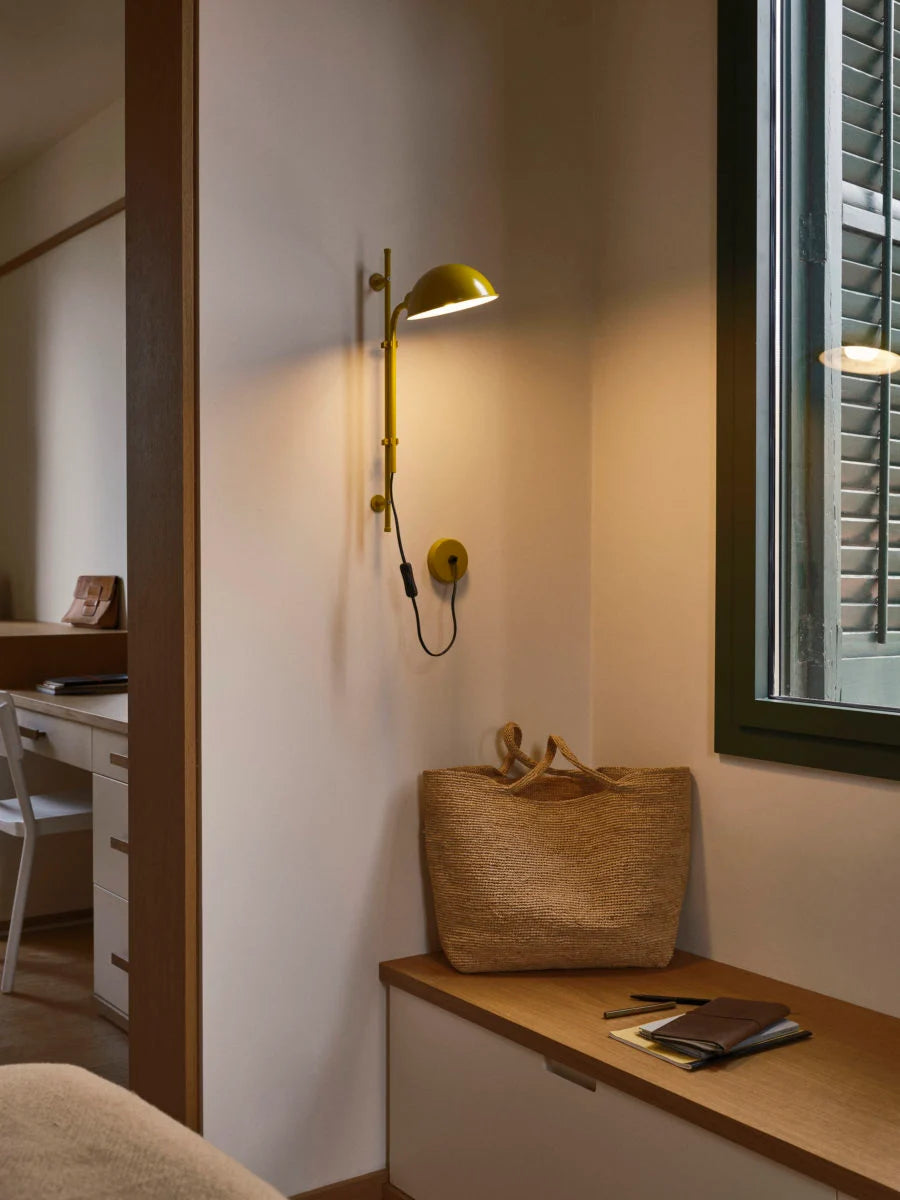 Mustard yellow Study table  Study room by Marset, Spain 