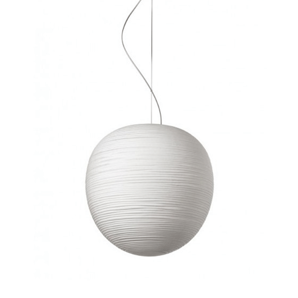 white Satin glass hanging light 