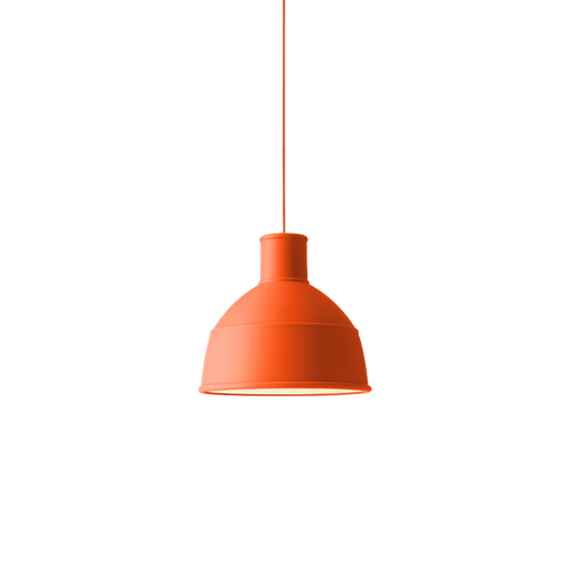 A quirky take on the industrial pendant lampshade, the Unfold Pendant Lamp is affordable and useful in any home or professional space. Made of soft silicon rubber, the pendant is available in a wide range of colours to brighten any room.