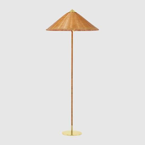 rattan floor lamp. Luxury 