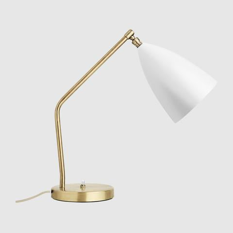 gubi design white gold table lamp