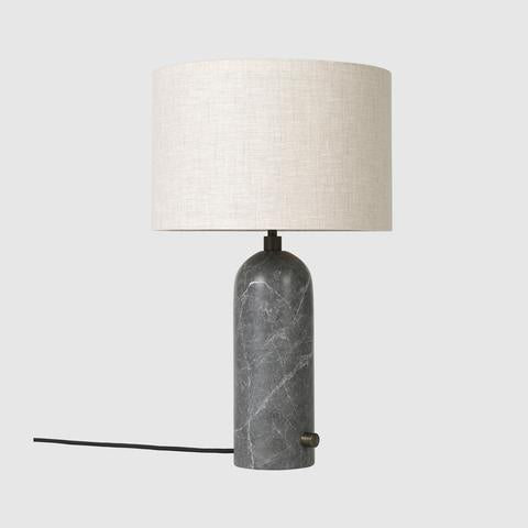 grey marble modern table lamp